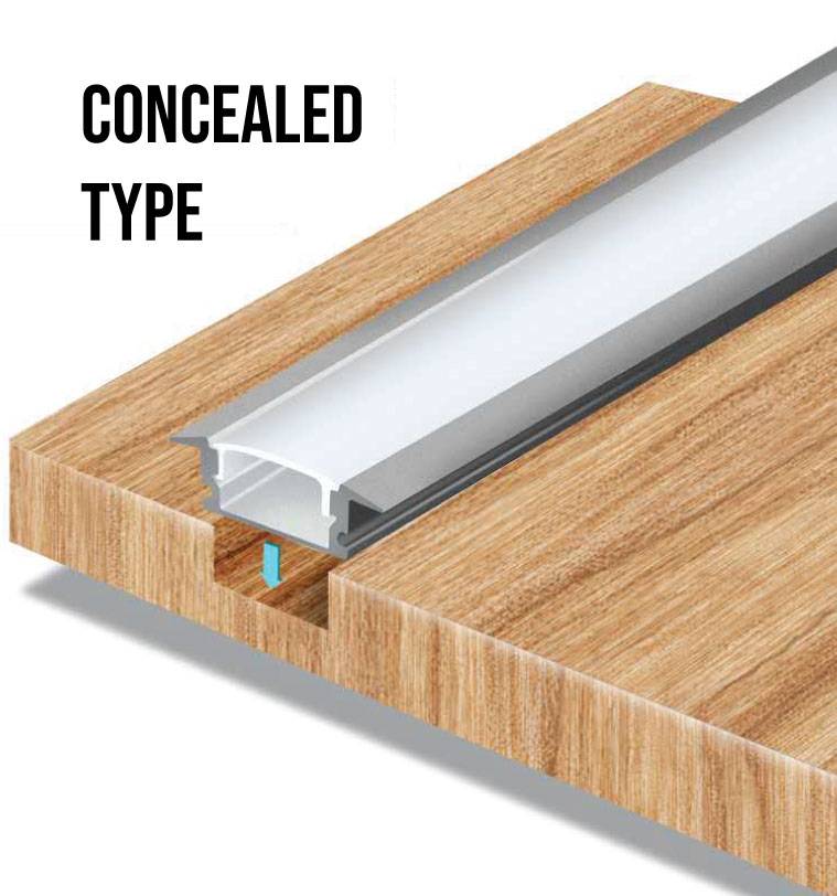 ALUMINIUM PROFILE CASING FOR LED STRIP LIGHT